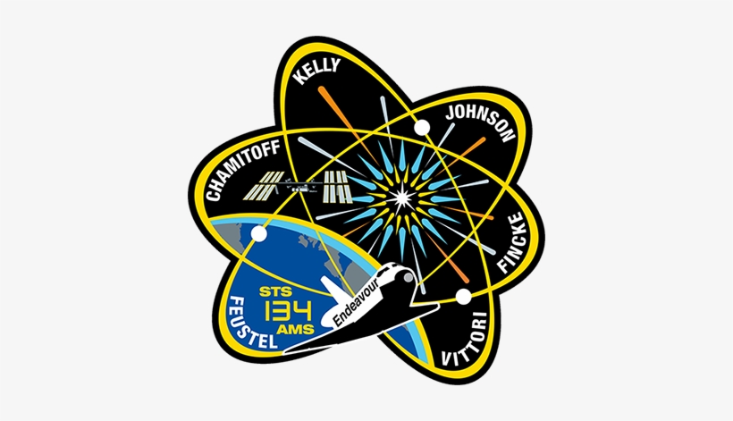 Endeavor Space Shuttle Patch - Sts 134, transparent png download