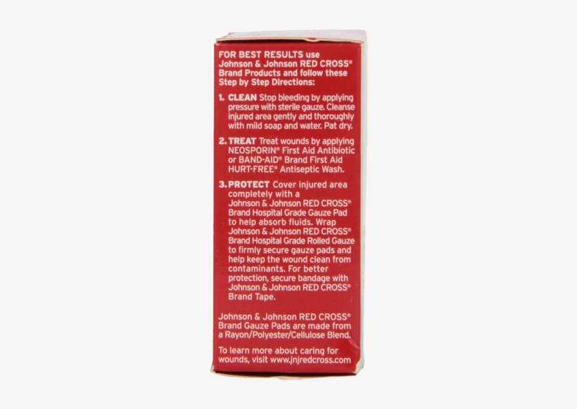 Johnson & Johnson First Aid Gauze Pads 10 Count Gauze - First Aid, transparent png download