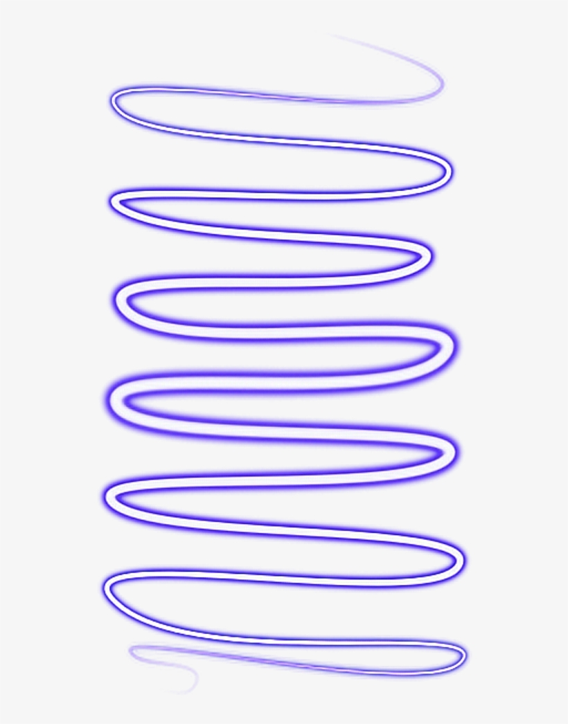 Swirls Purple Neon Glow Lines Aesthetic Tumblr Edits - Oval, transparent png download