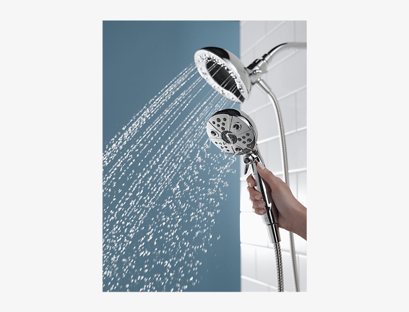 Why You Should Splurge On The Delta H2okinetic® In2ition - Shower Head, transparent png download