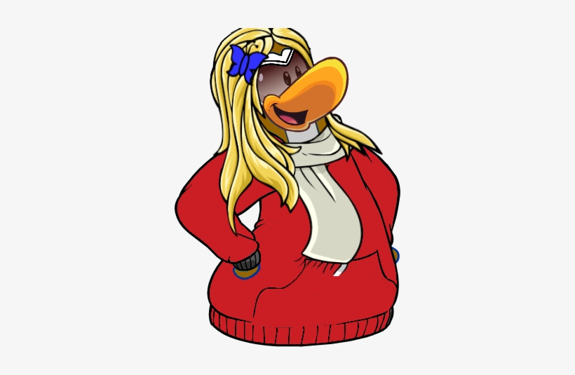 Christmas Cutout - Club Penguin Cutouts With Clothes, transparent png download