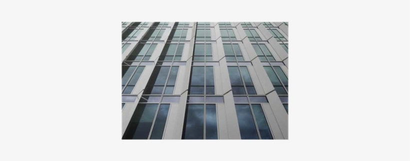 Modern Business Building With Blue Windows And Reflection - Skyscraper, transparent png download