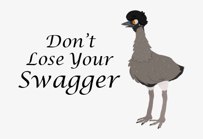 Don't Lose Your Swagger *emu* - Bauernhofbonbonbauernhof Rechteckiger Aufkleber, transparent png download