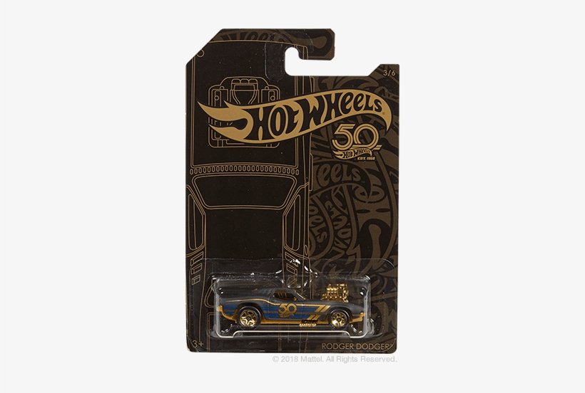 Hot Wheels 50th Anniversary Rodger Dodger - Hot Wheels Camaro 50th Anniversary, transparent png download