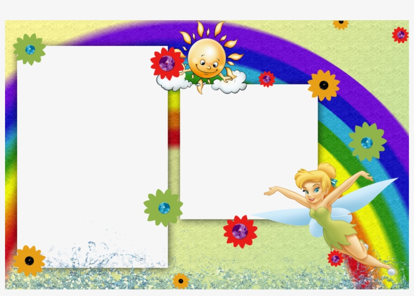 Disney Tinker Bell Flying Over Ocean Button B-dis-0006, transparent png download