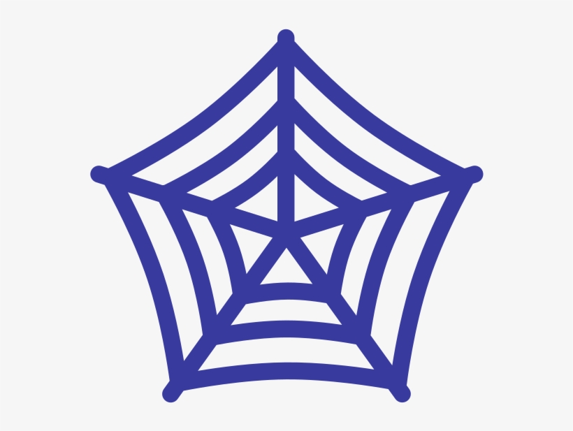 U 1 F 578 Spiderweb - Spider Web Icon Transparent, transparent png download