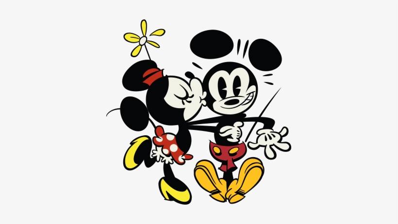 Mickey Minnie Artwork 5 - Mickey & Minnie Png, transparent png download