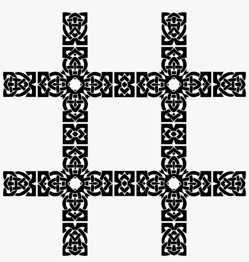 This Free Icons Png Design Of Celtic Knot Hashtag, transparent png download