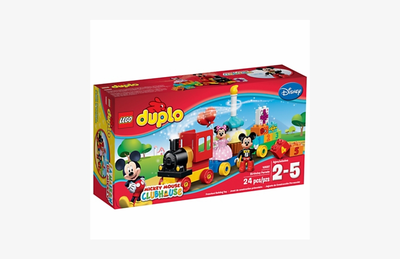 Lego Duplo Minnie & Mickey Birthday Parade - Lego 10597 Mickey & Minnie Birthday Parade, transparent png download