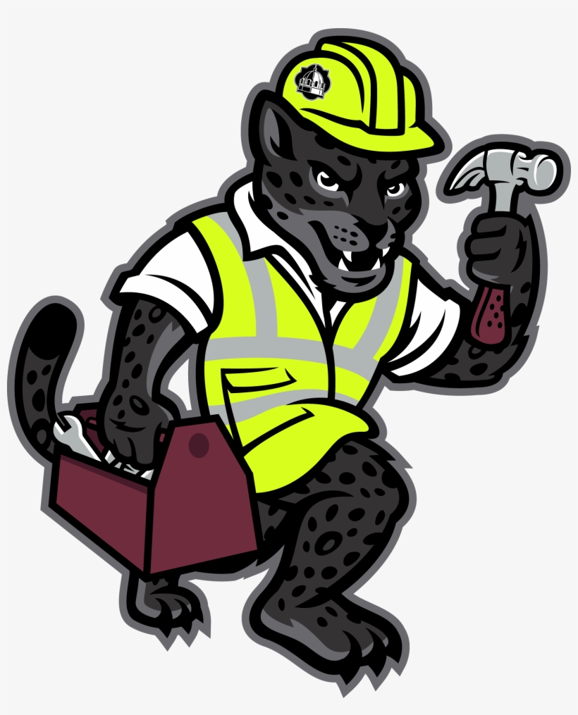 Construction Jaguar, Png - College Flags And Banners Co. Tamusa Jaguars Garden, transparent png download