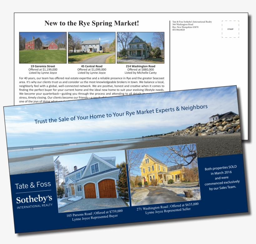 Tate & Foss Sotheby's - Represented The Buyer Postcard, transparent png download