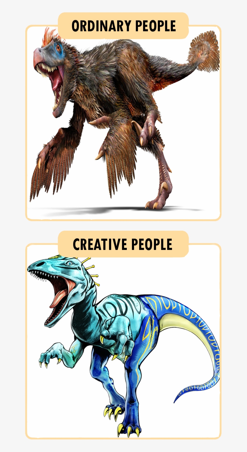 Ordinary People Creative People - Dio But He's A Dinosaur, transparent png download