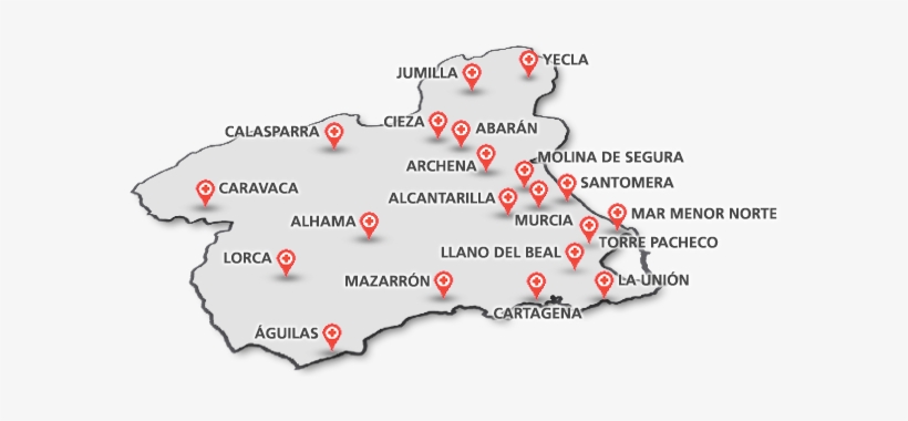 Asambleas Locales De Cruz Roja Región De Murcia - Donde Se Encuentra La Cruz Roja, transparent png download