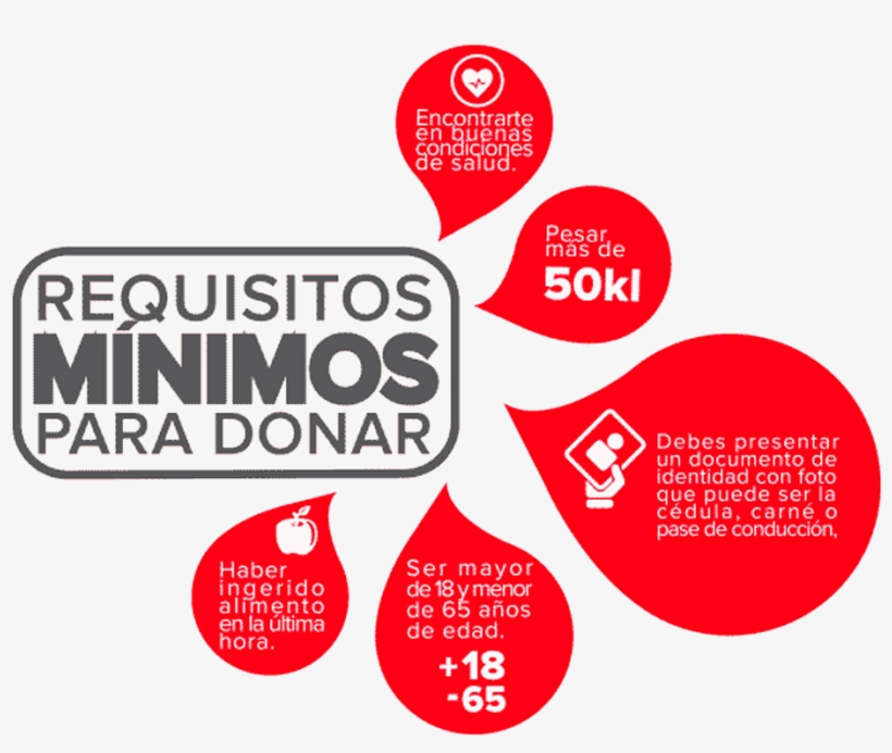 Sede De La Cruz Roja, San Fernando - Requisitos Para La Donacion De Sangre, transparent png download