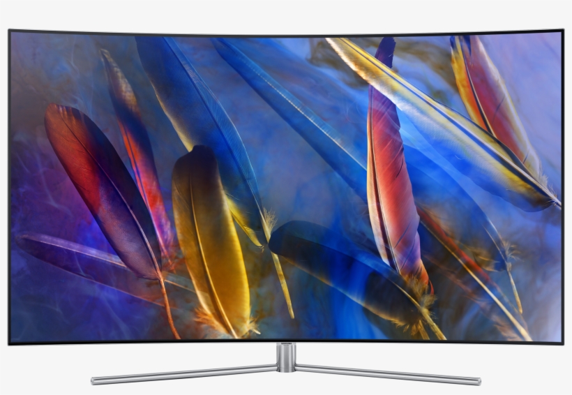 55" Qled, Smart Tv, Curved Tv, Qa55q7c - Qa65q7c, transparent png download