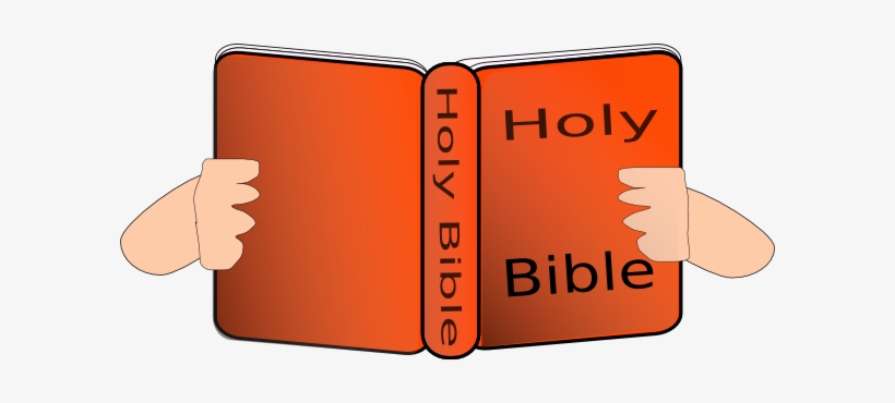 Orange Bible Clip Art - Reading Clip Art, transparent png download