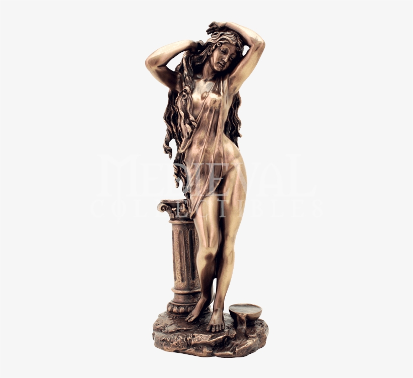 Aphrodite Bronze Statue, transparent png download