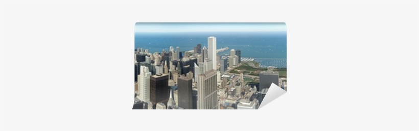 Panoramique De Chicago Depuis La Sears Tower Wall Mural - Chicago, transparent png download