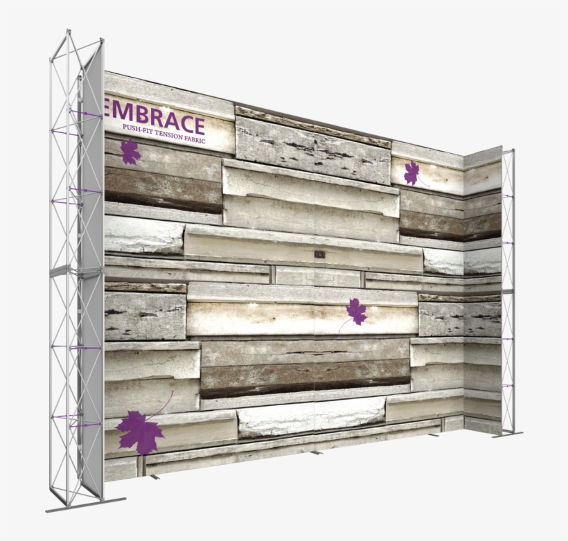 Embrace 21ft Wide Quad Stacking Push-fit Tension Fabric - Embrace 12ft Wide Stacking Push-fit Tension Fabric, transparent png download