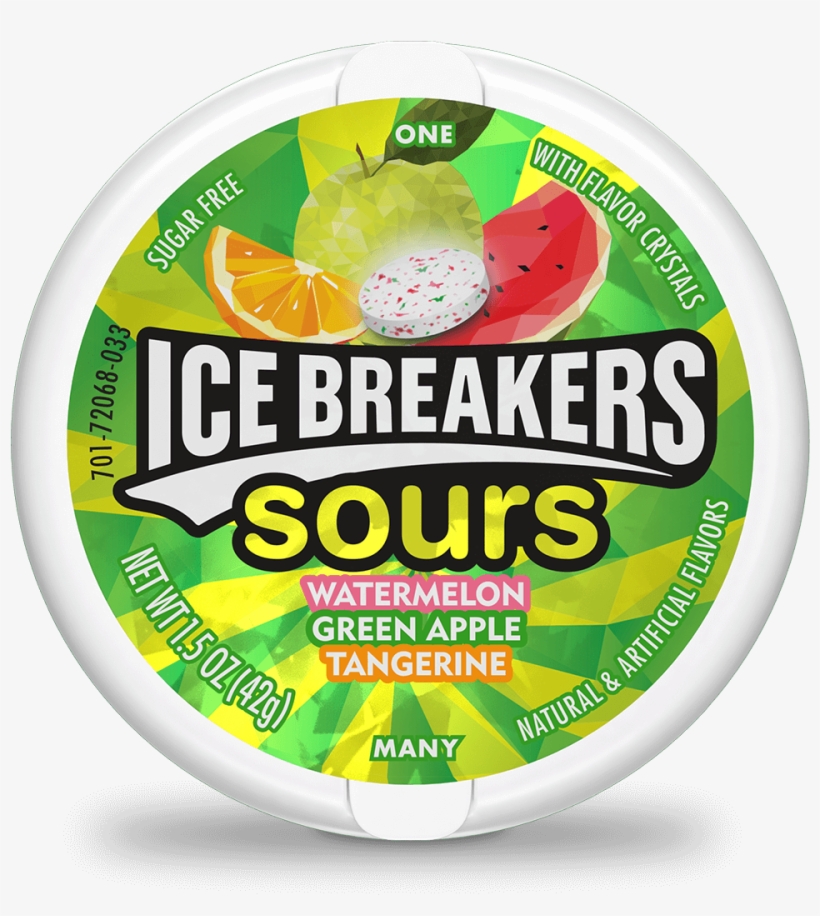 Ice Breakers Sour Fruits Original Sours - Ice Breakers Sours, transparent png download