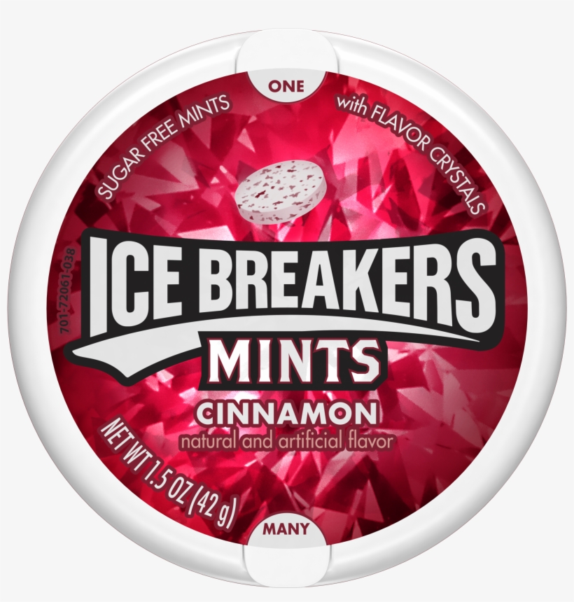Ice Breakers Sugar Free Mints, Cinnamon - 1.5 Oz, transparent png download