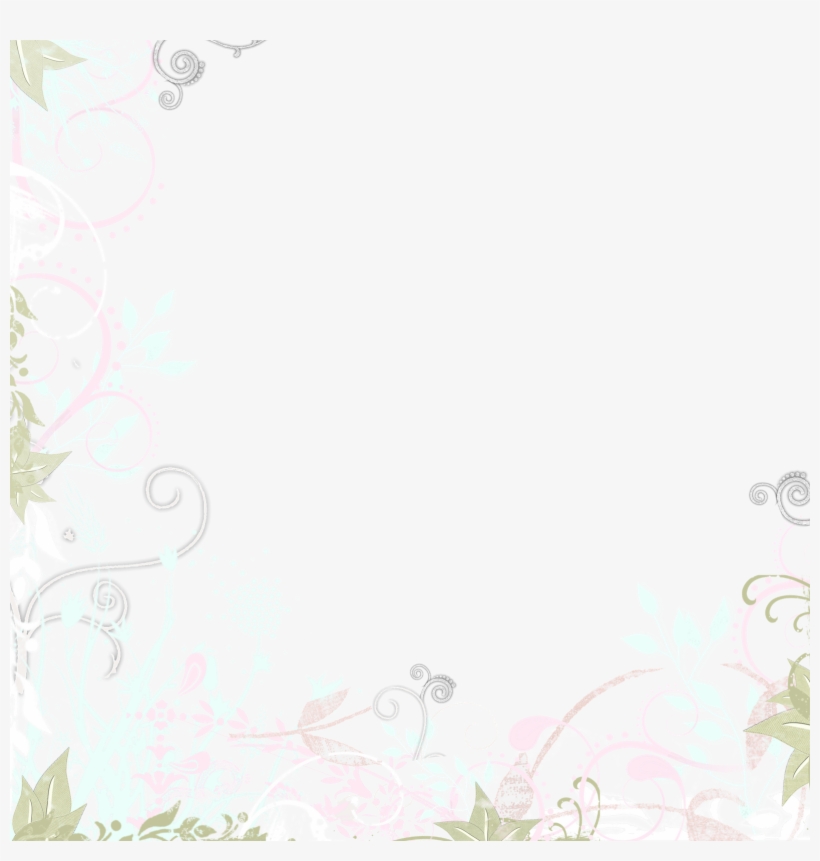 Whimsical Flowery Overlay - Custom Listing For Lafemme, transparent png download