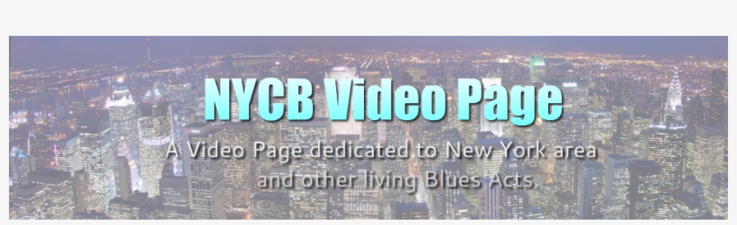 New York City Blues Society - New York City, transparent png download