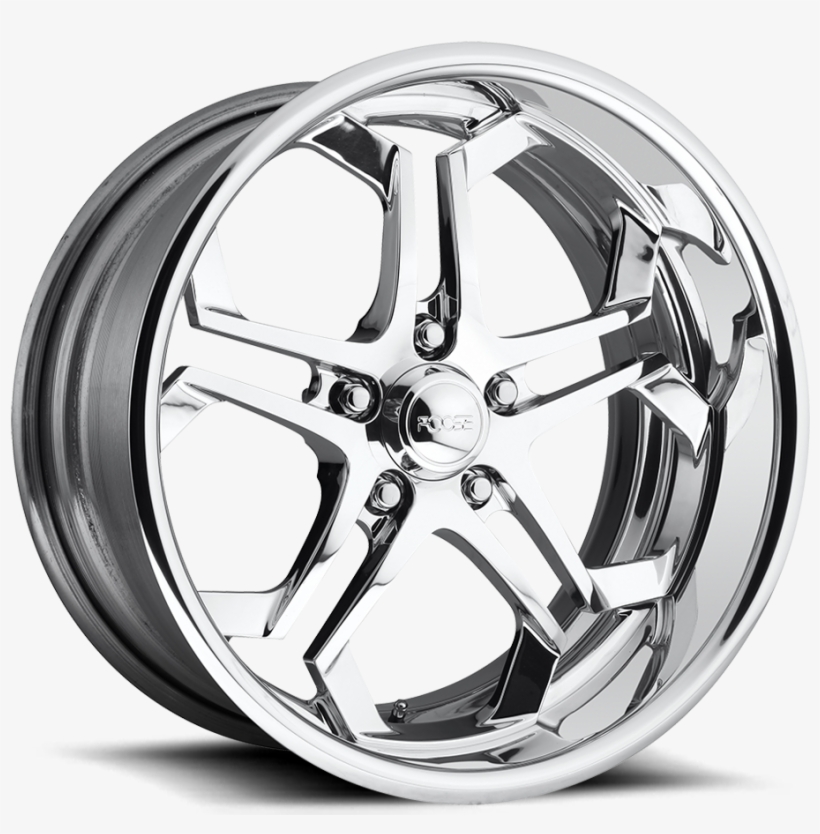 5 Lug Polished - Foose Impala Concave Wheel, transparent png download