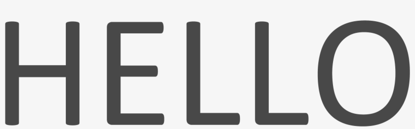 Hello Png - Hello Words, transparent png download