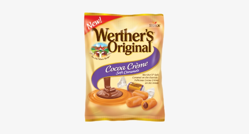 Cocoa Crème Soft Caramels - Werther's Cocoa Creme, transparent png download