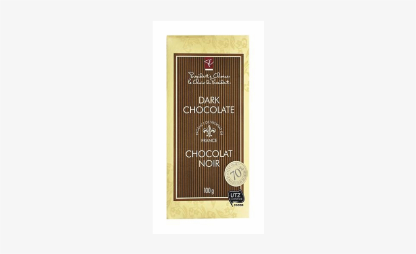 Pc 70% Cocoa Dark Chocolate - President's Choice Dark Chocolate, transparent png download