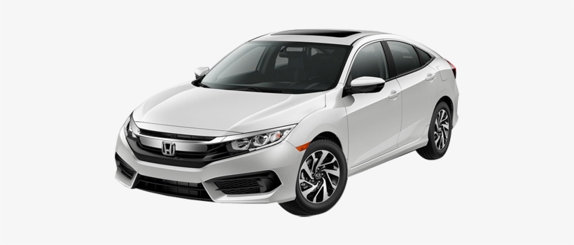 New 2018 Honda Civic Sedan - 2018 Honda Civic Sedan Ex White, transparent png download