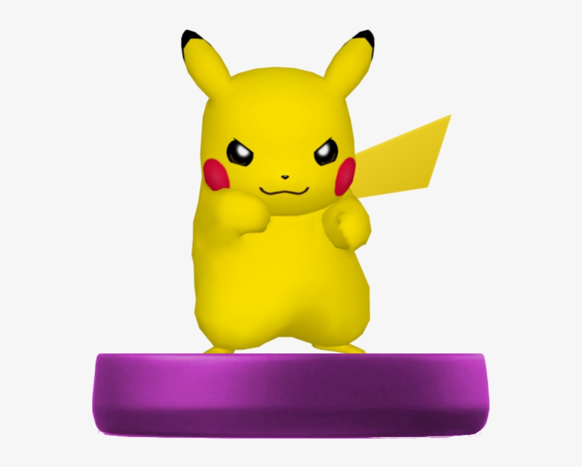 Sfw Pikachu Amiibo - Pikachu Wii, transparent png download