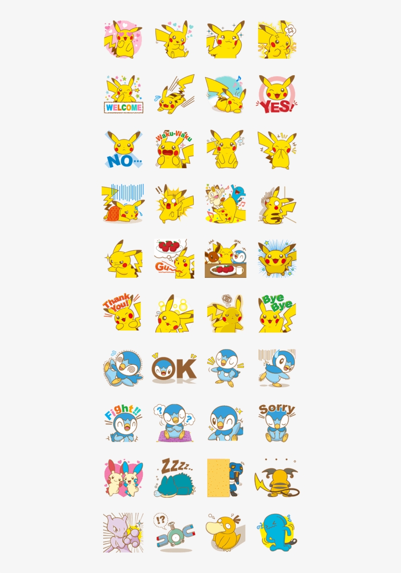 Pokémon Part - สติ๊กเกอร์ ปิ กา จู, transparent png download