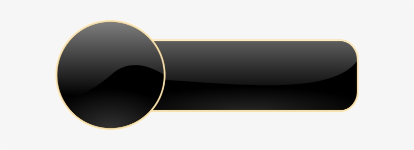 Dark Round Button With Caption Png Clip Arts - Button Png Dark, transparent png download