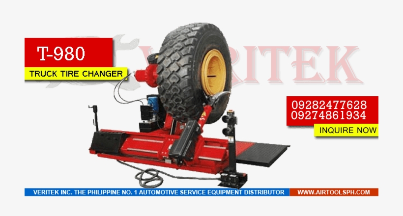 Veritek T-980 Truck Tire Changer - Tire Changer For Sale In Philippines, transparent png download