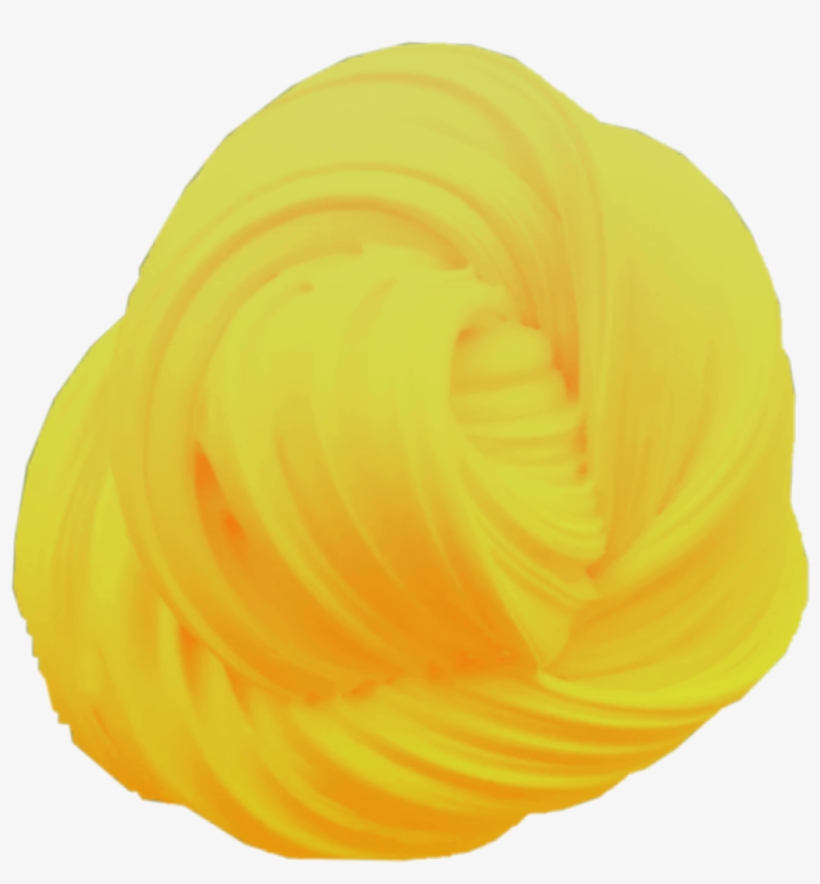 Banana Yellow Slime Fluffy Swirl Bivalve PNG Image Transparent PNG