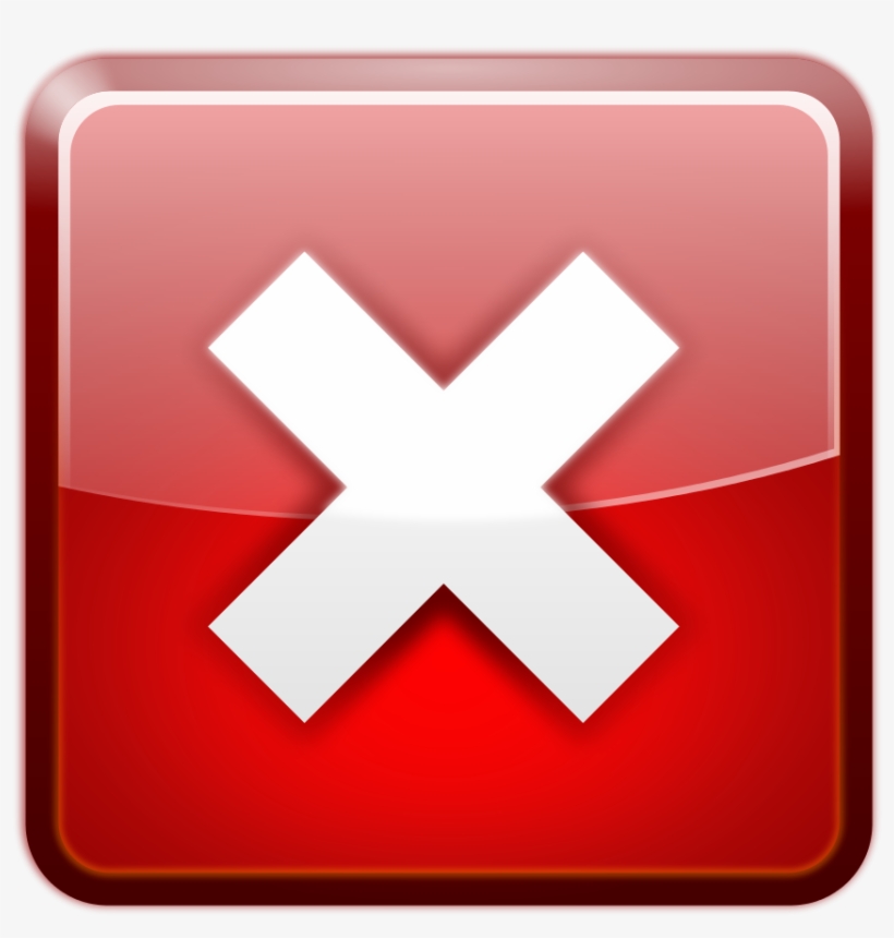 Oxygen480 Status Dialog Error - Icon Right And Wrong, transparent png download