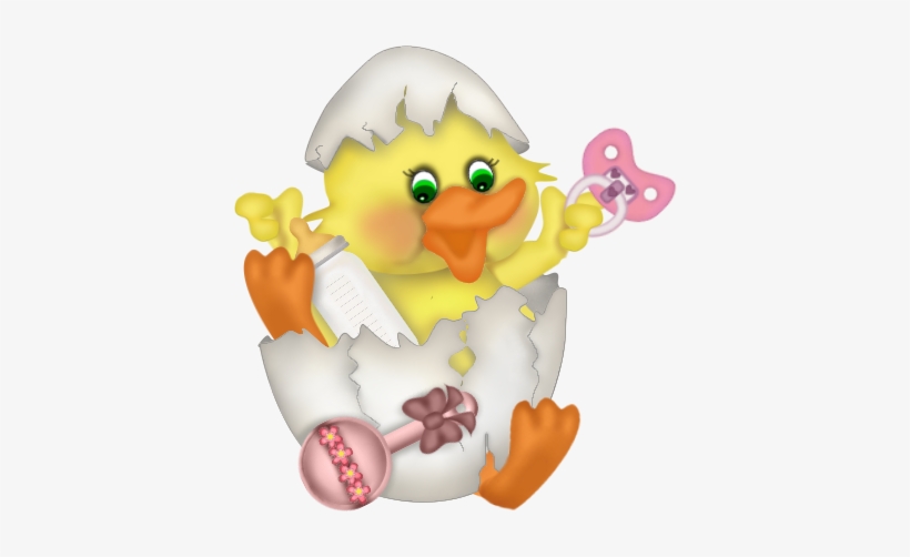 Images Are On A Transparent Background Baby Yellow - Easter Egg With Chicken, transparent png download