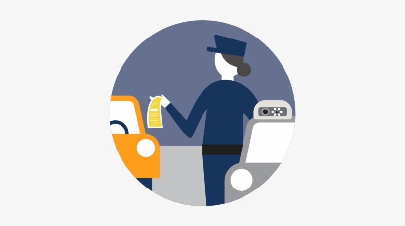 Support Parking Personnel - Parking Enforcement Officer Clipart, transparent png download