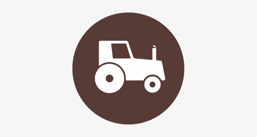 Farm Icon - Tractor, transparent png download