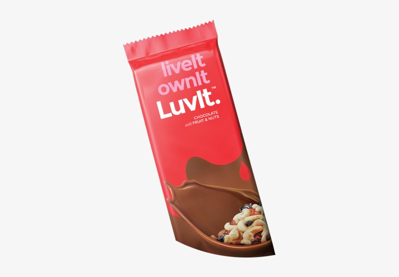 Chocolate Img - Luvit Fruit And Nut, transparent png download