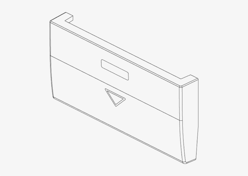 3d View - Drawer, transparent png download