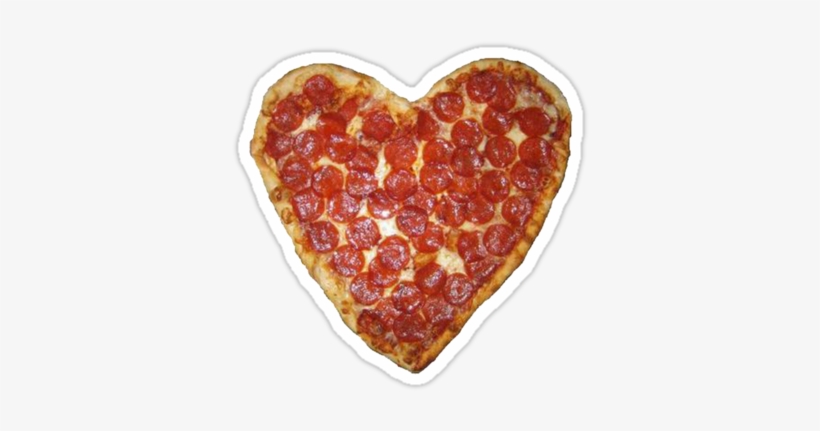Tumblr Heart Pizza By Tumblur - Things Shaped Like Hearts, transparent png download