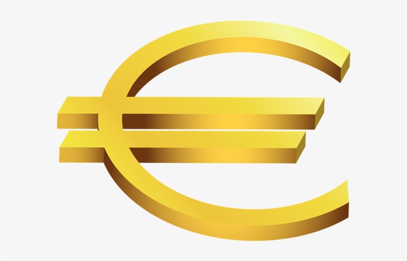 Gold Euro Transparent Png Clip Art Image - Portable Network Graphics, transparent png download