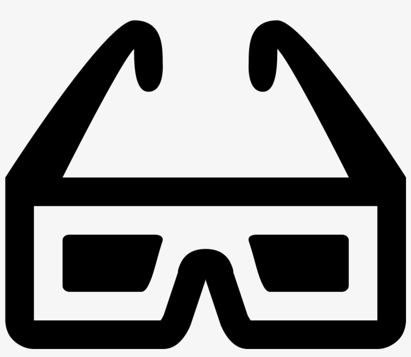 3d Glasses Icon - Glasses, transparent png download