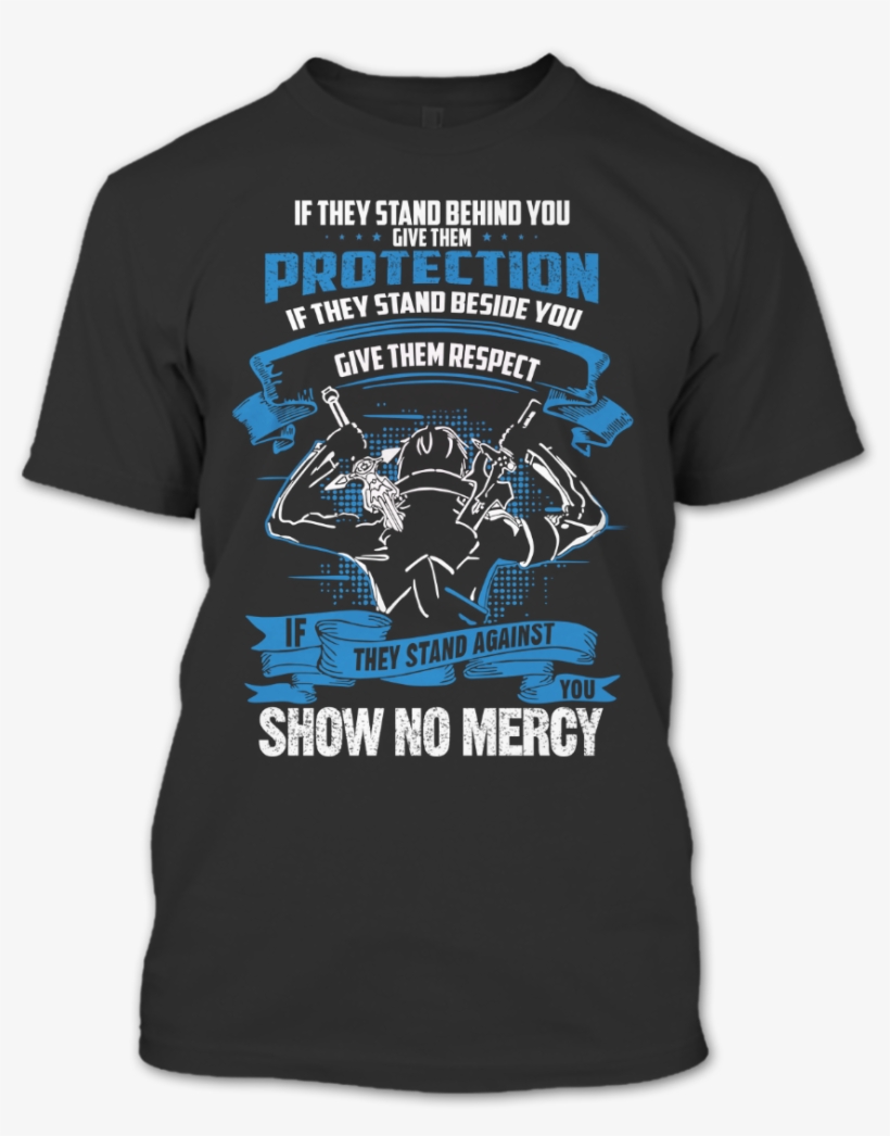 A Black T-shirt With The Shopify Logo - Star Wars Merry Christmas T Shirt, transparent png download