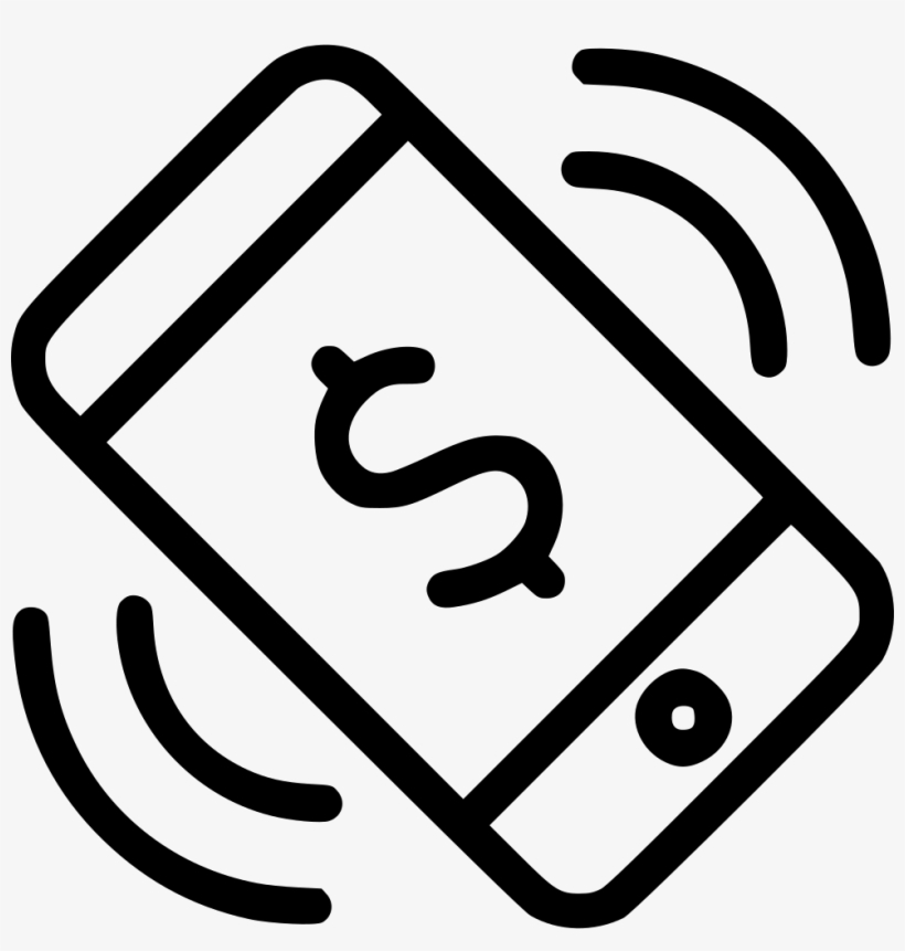 Mobile Phone Payment Nfc Comments - Cashless Payment Icon Png, transparent png download