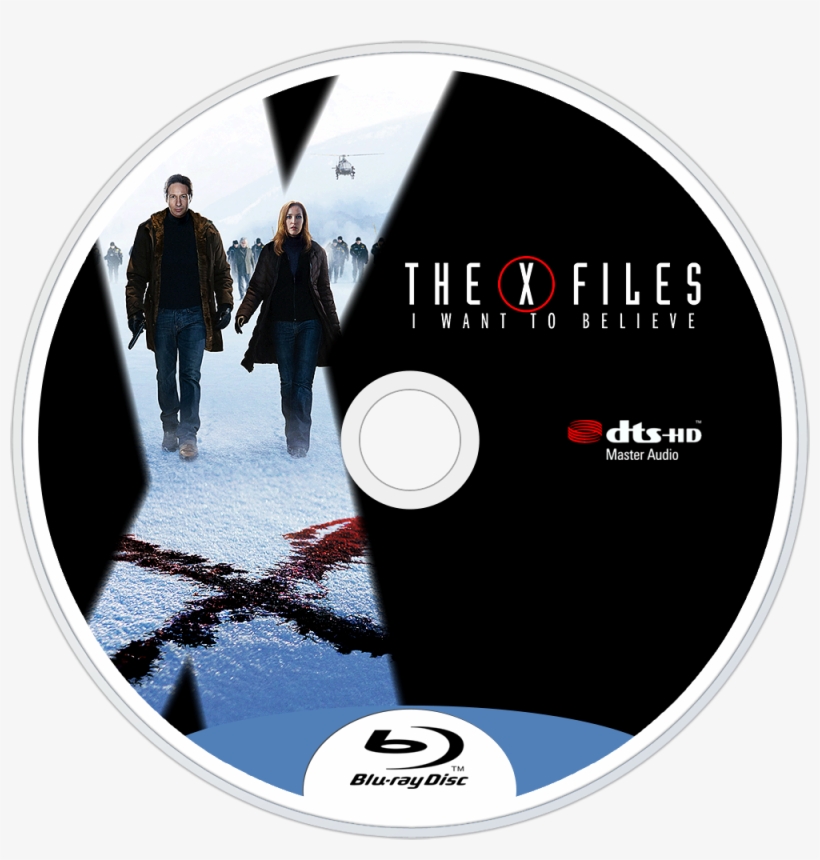 I Want To Believe Bluray Disc Image - X Files I Want To Believe Dvd Labels, transparent png download