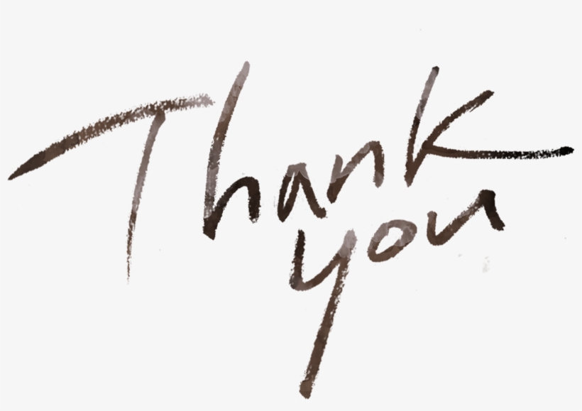 Thx - Calligraphy, transparent png download